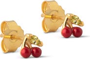 ENAMEL Copenhagen Cherry Studs