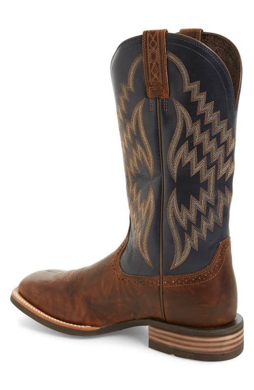 Ariat 'tycoon' Nine-row Stitch Cowboy Boot In Brown