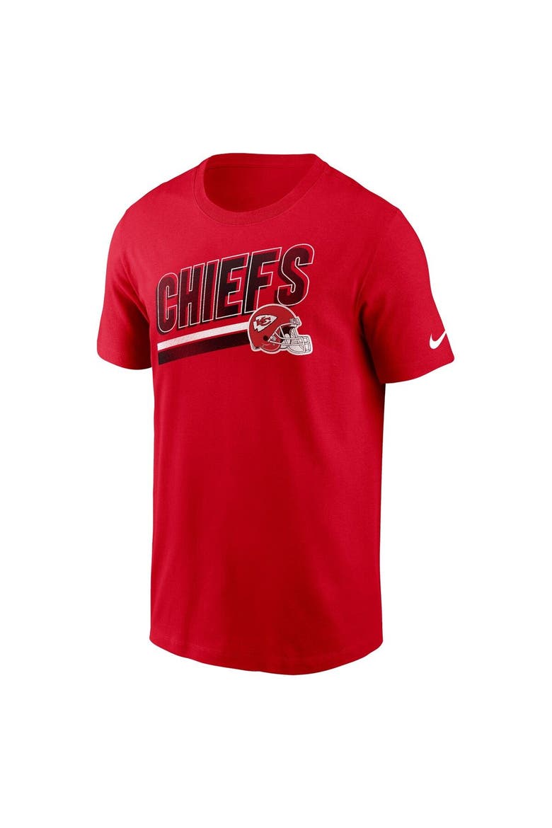 Men's Nike Red Kansas City Chiefs Essential Blitz Lockup T-Shirt, Alternate, color, Red