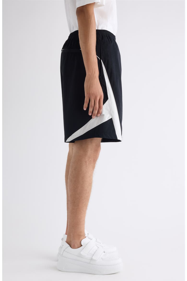 Peachy Wide Leg Shorts, Alternate, color, BLACK