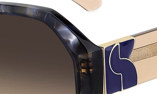 Kate Spade New York Flynnie 54mm Geometric Sunglasses
