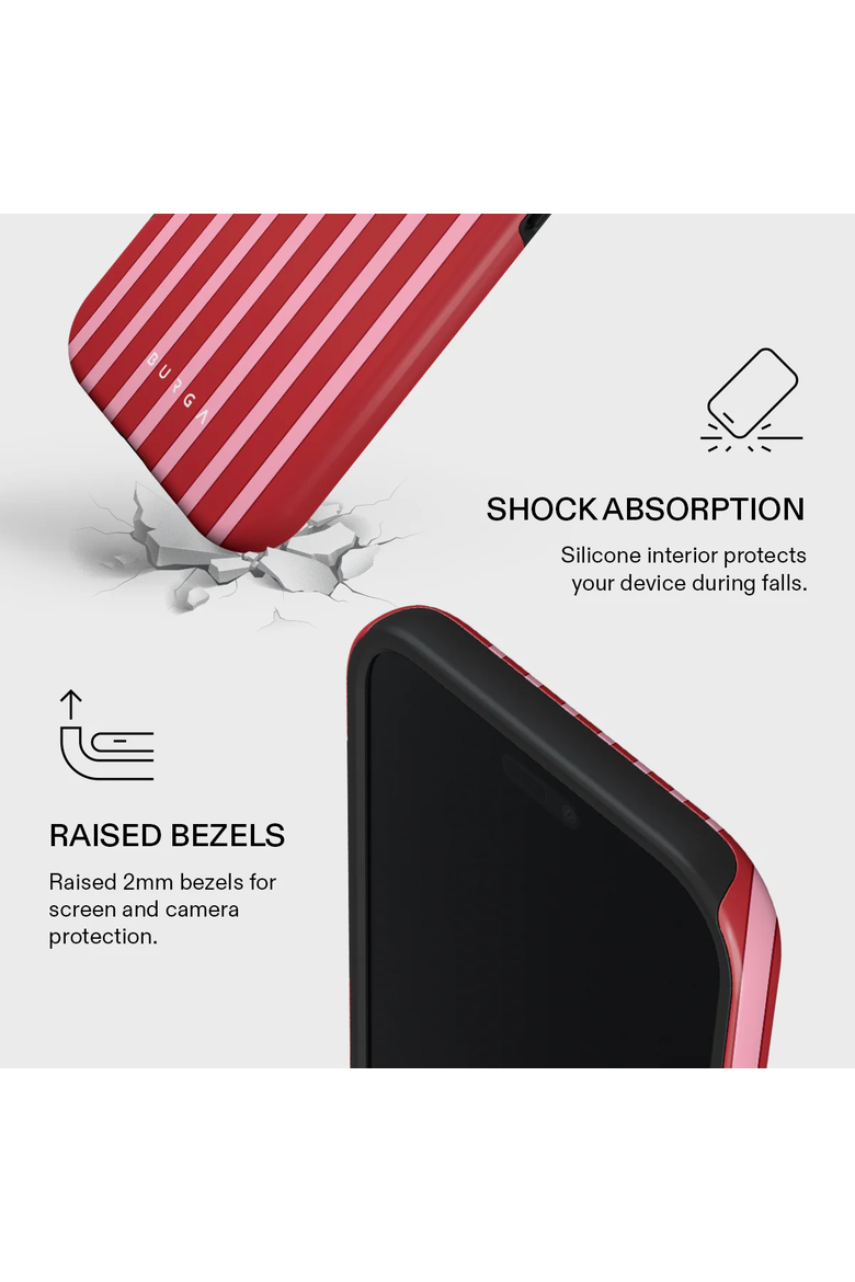 Strawberry Jam Tough Magsafe Case For iPhone 17, 17 Air, 17 Pro, & 17 Pro Max, Alternate, color, Strawberry Jam iPhone 17 Air