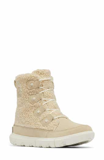 SOREL Explorer Next Joan Faux Shearling Waterproof Boot
