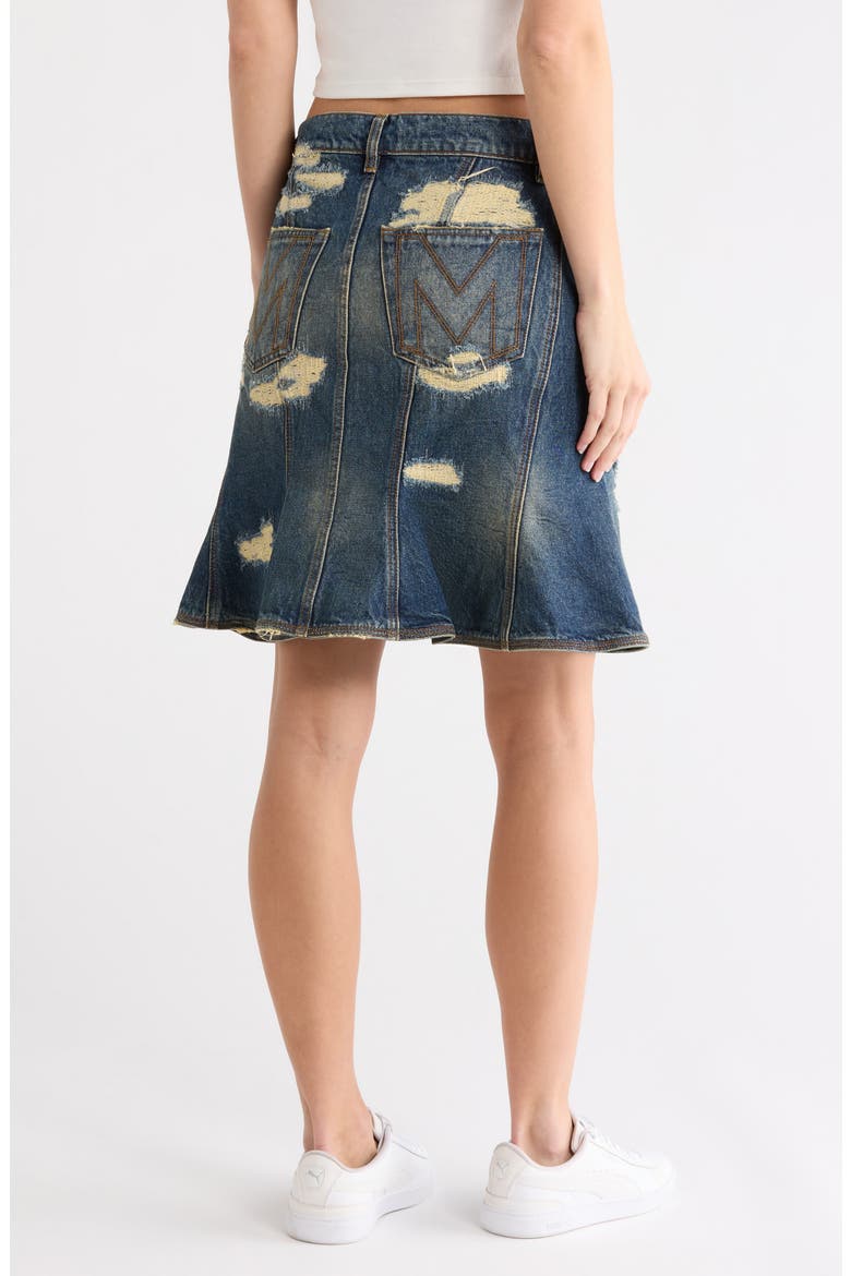 Rip & Repair Denim Miniskirt, Alternate, color, PUNK INDIGO