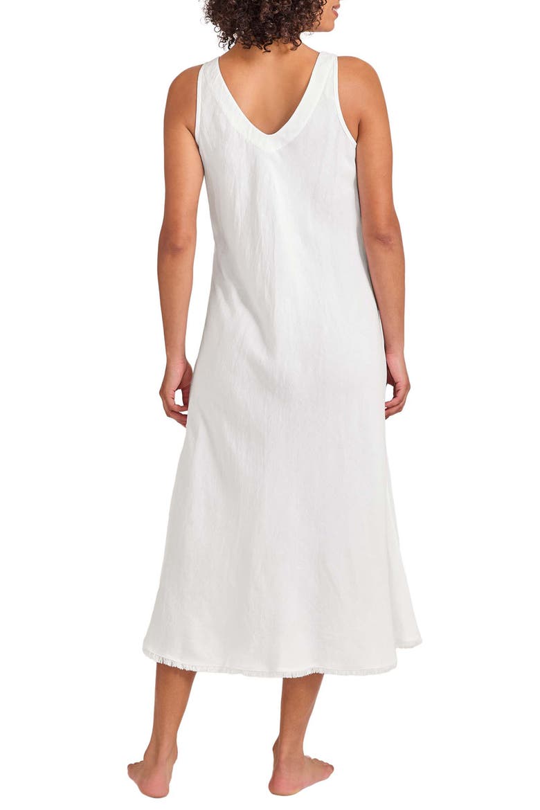 St. Lucia Cover-Up Midi Dress, Alternate, color, WHITE