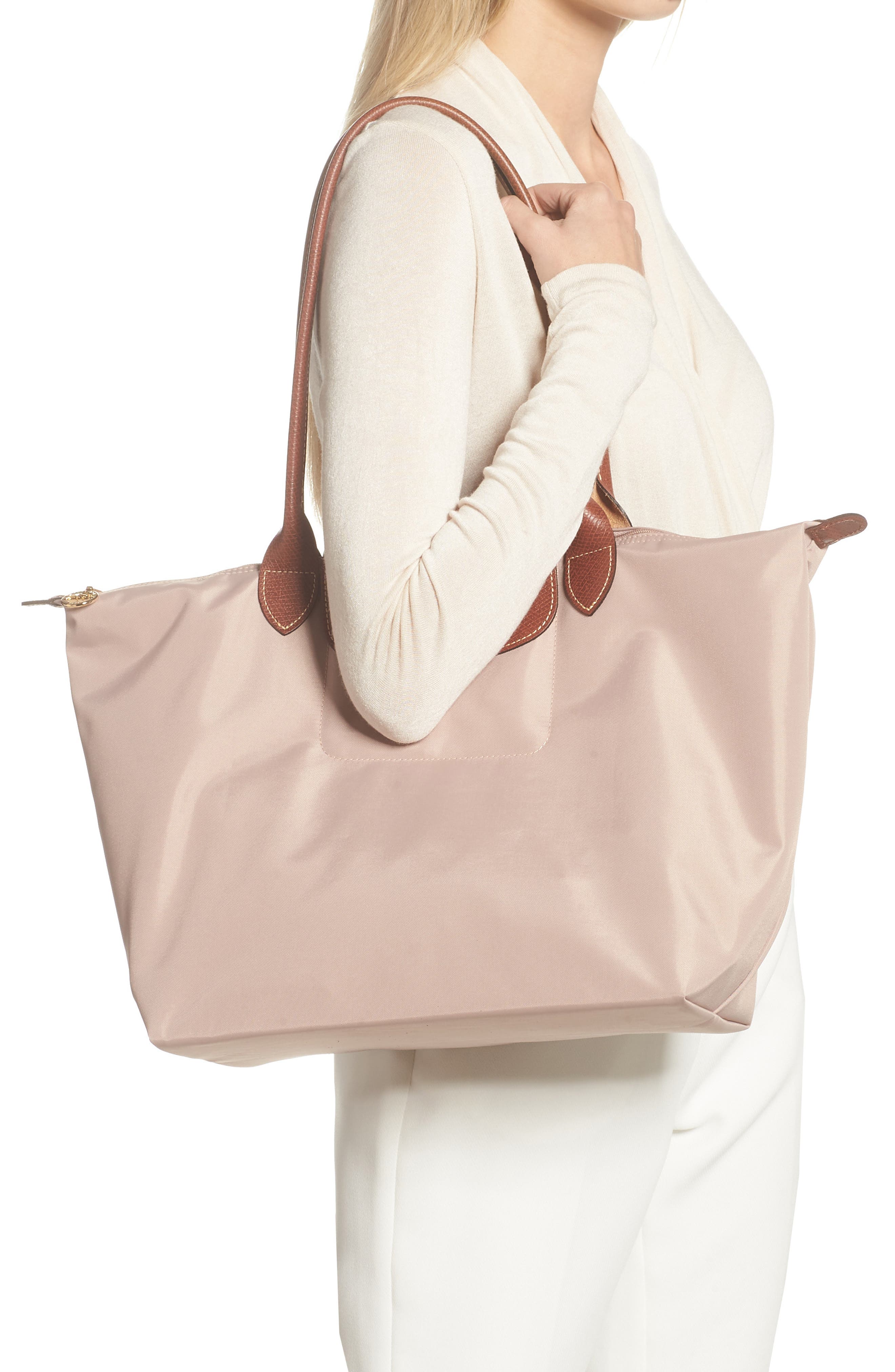 Longchamp Large Le Pliage Tote Bag, Alternate, color, 