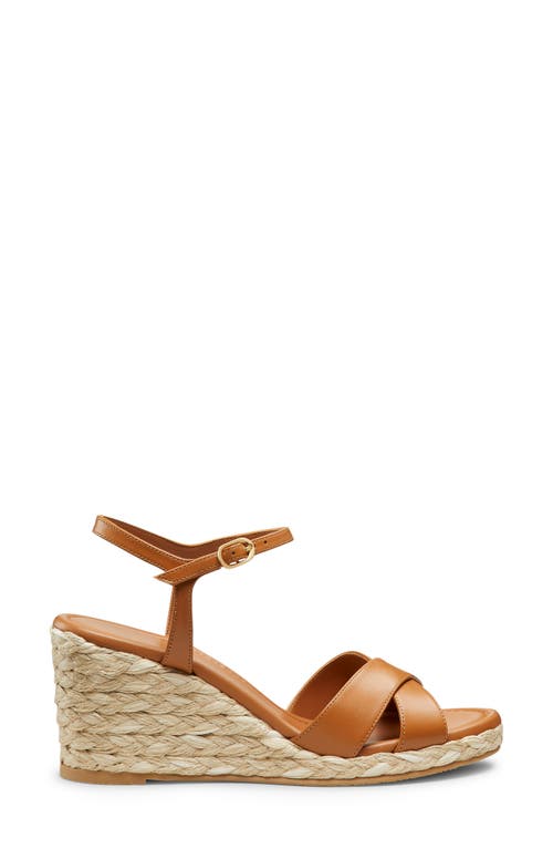 Stuart Weitzman Dayna Espadrille Wedge In Macchiato/natural