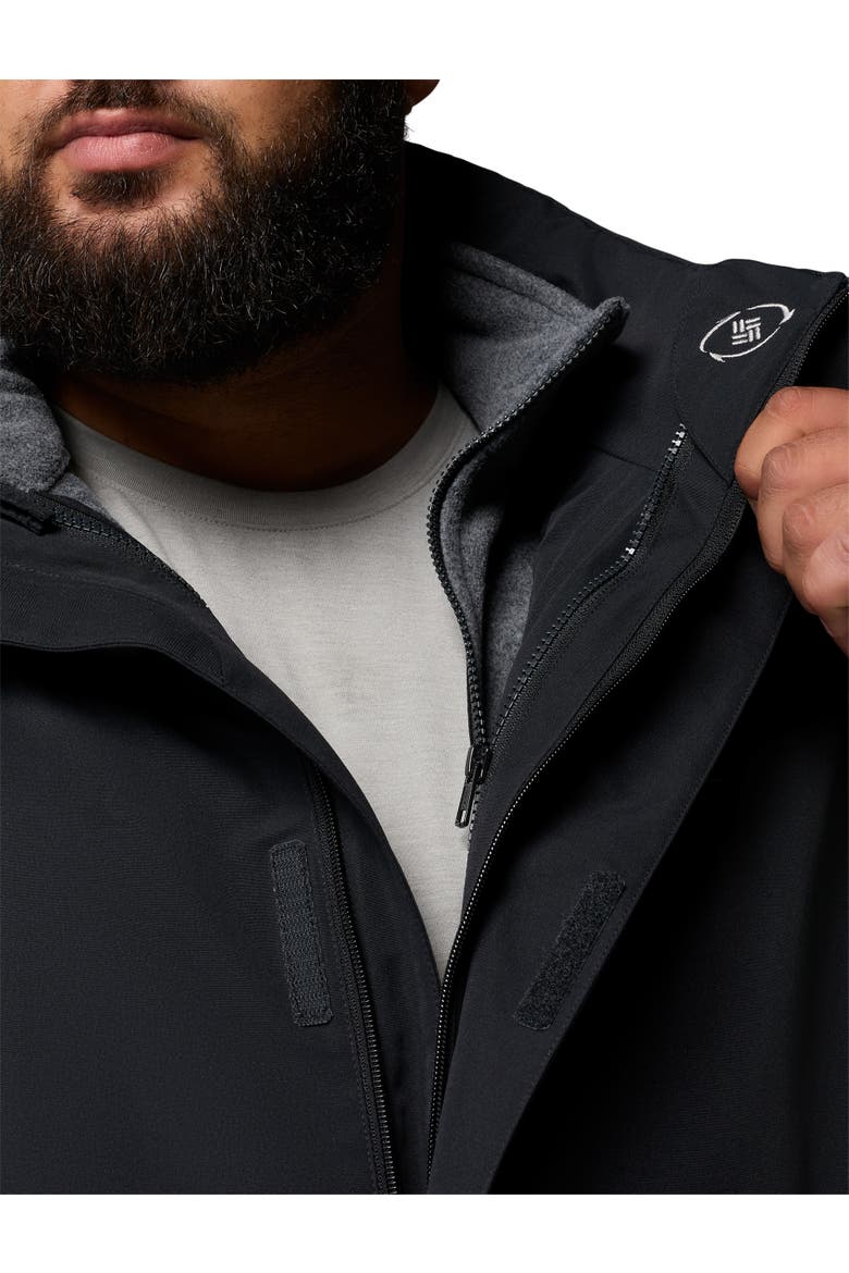 Big & Tall Bugaboo Interchange Fleece Jacket, Alternate, color, BLACK