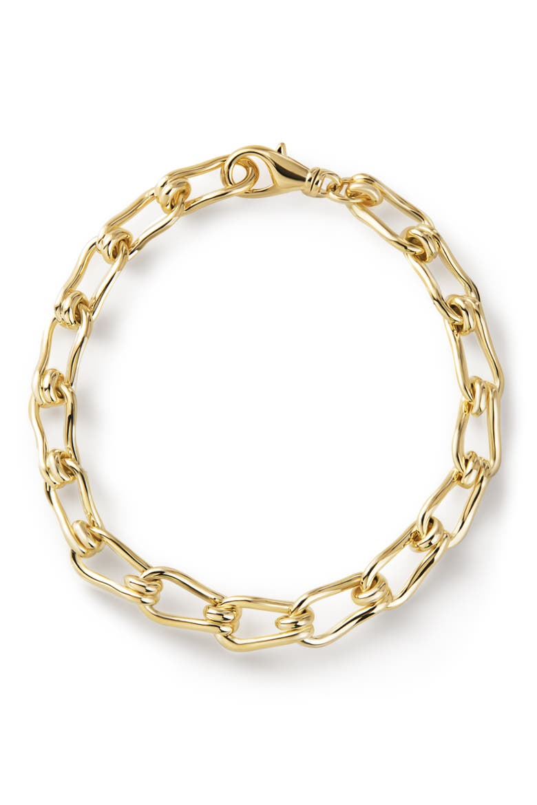 Violet Chain Bracelet, Main, color, GOLD