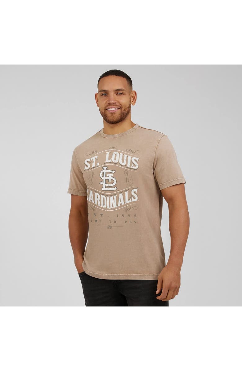 Darius Rucker Collection by Fanatics Men's Darius Rucker Collection by Fanatics Tan St. Louis Cardinals Sun Faded T-Shirt, Alternate, color, Tan