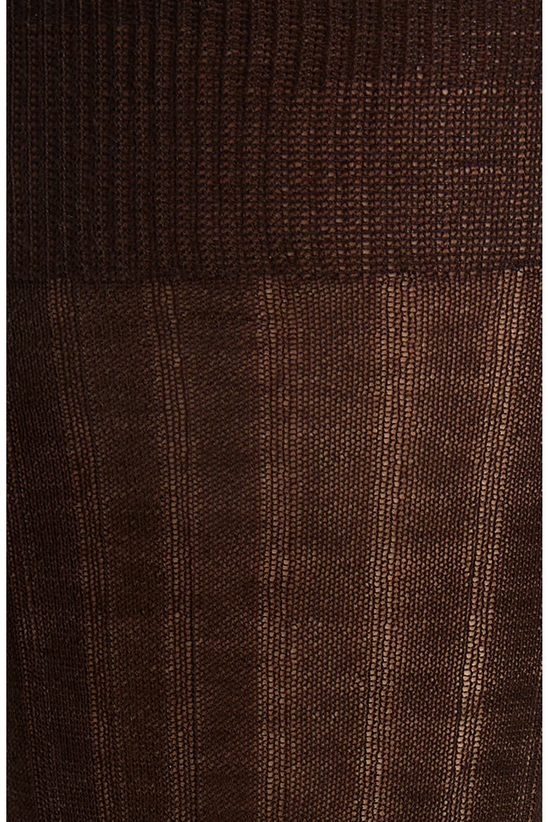 Cotton Rib Dress Socks, Alternate, color, DK BROWN