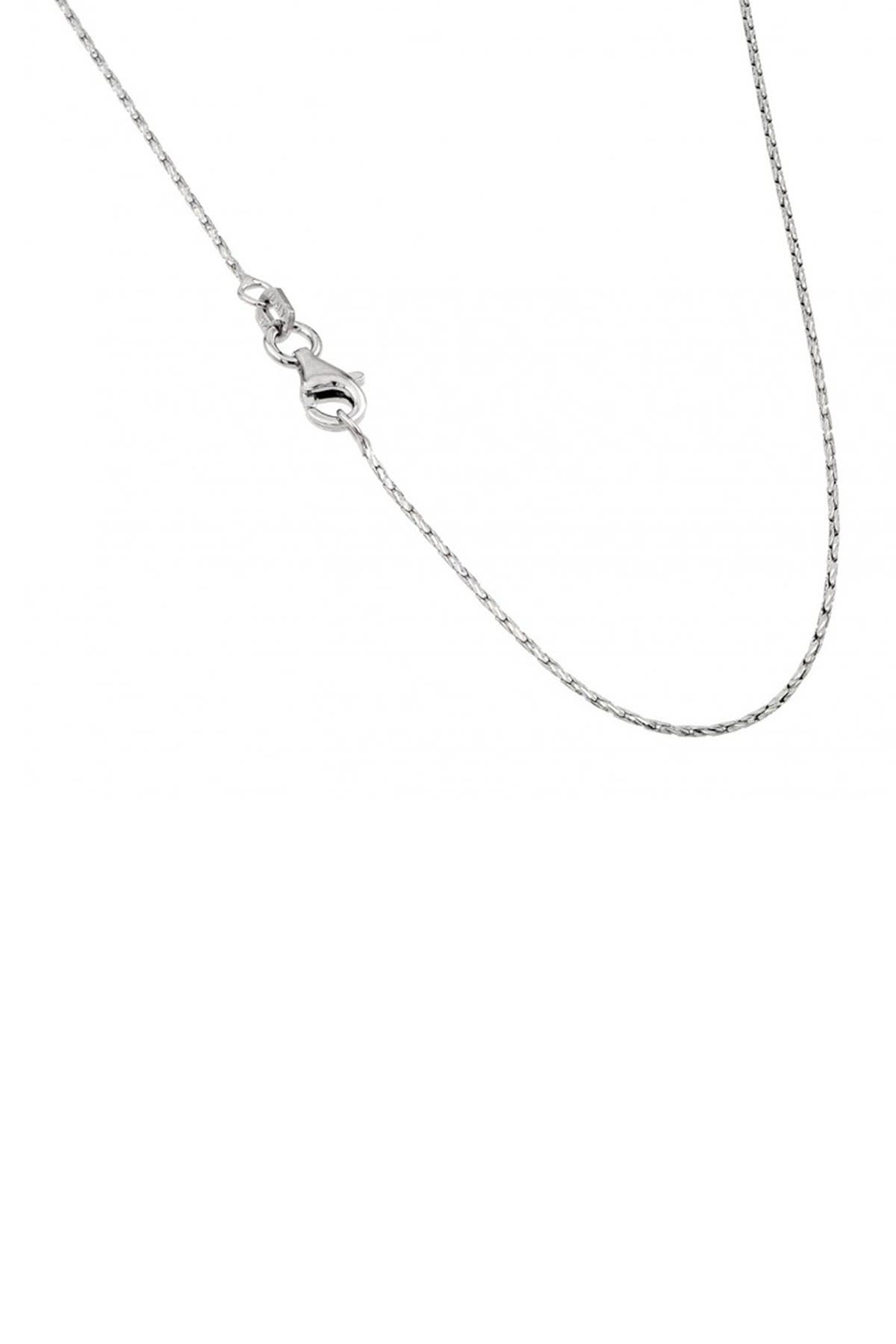 BEST SILVER Sterling Silver 0.8mm Sparkle Chain 16"