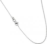 BEST SILVER Sterling Silver 0.8mm Sparkle Chain 16"
