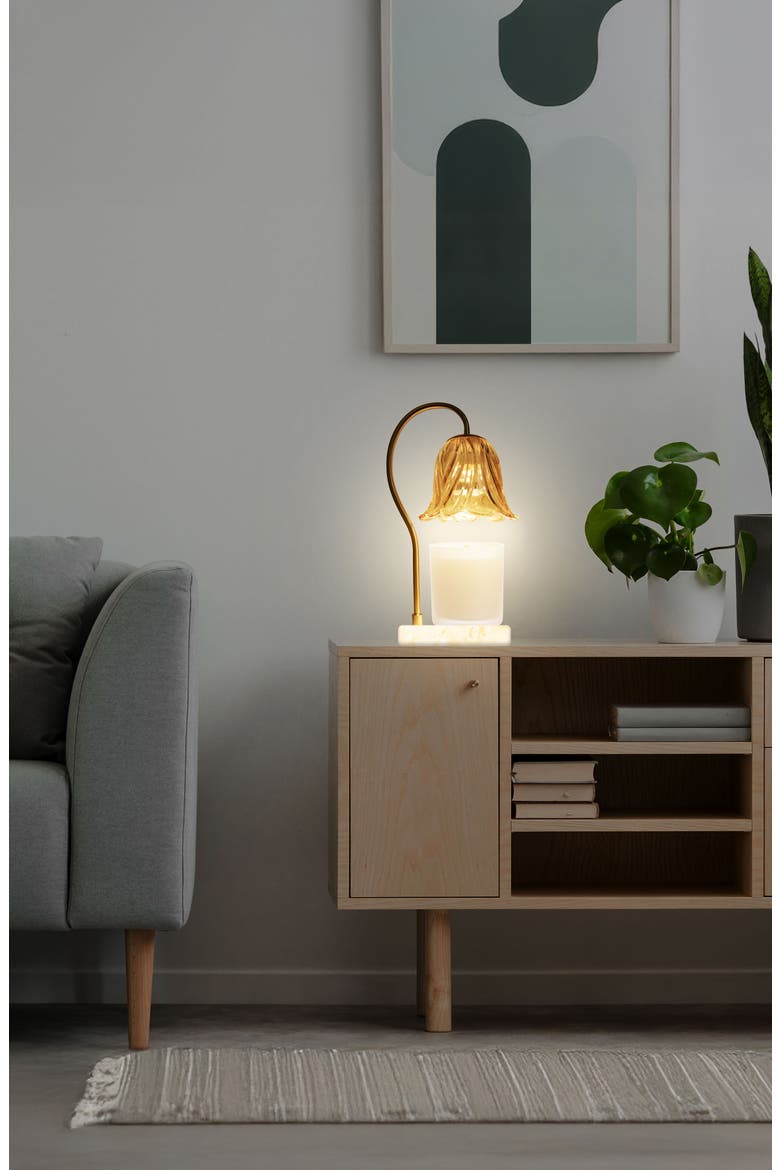 Lamp Candle Warmer, Alternate, color, AMBER