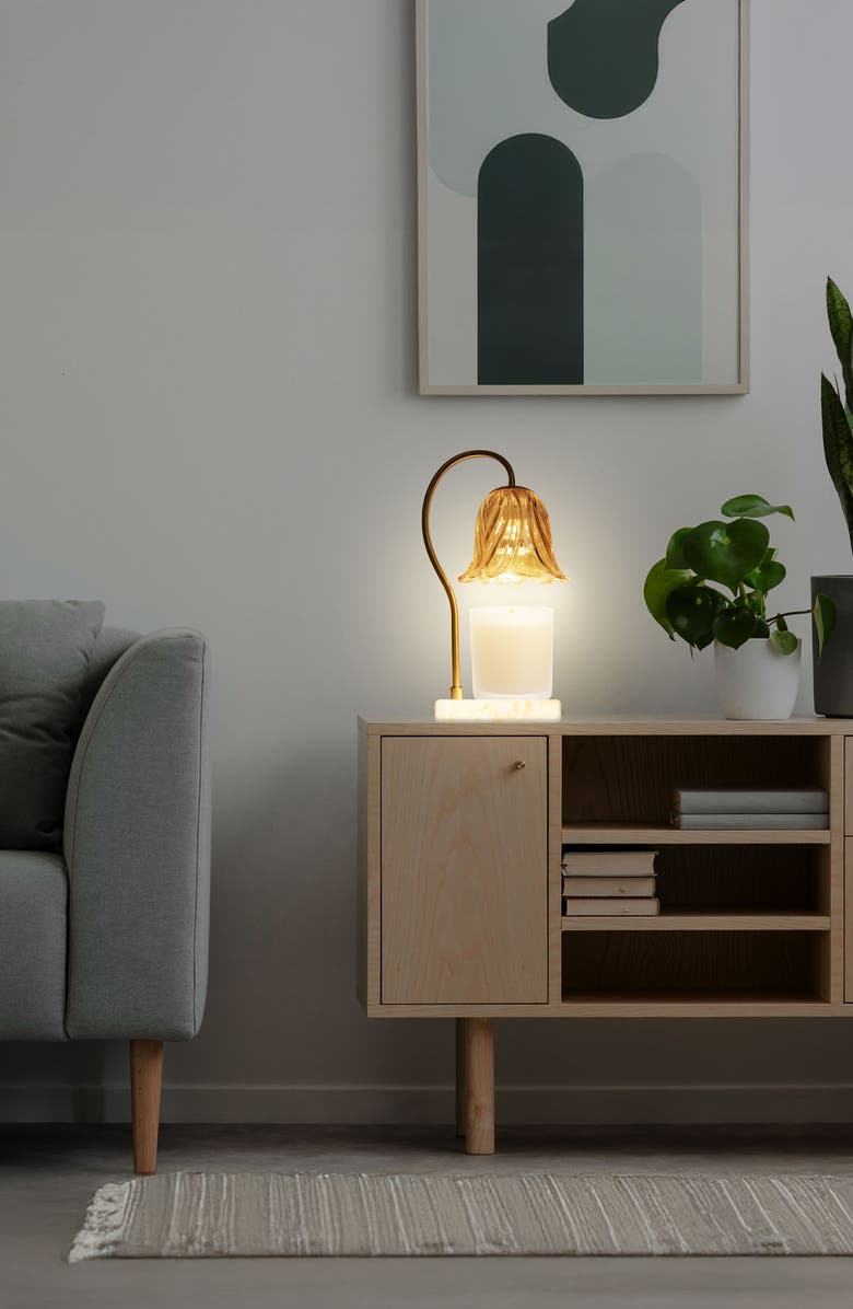 Luze Lamp Candle Warmer, Alternate, color, Amber