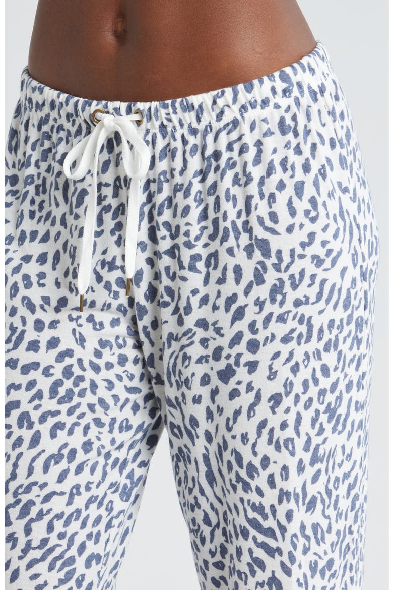 Star Seeker Brushed Jersey Pajamas, Alternate, color, SWEET CREAM ANIMAL