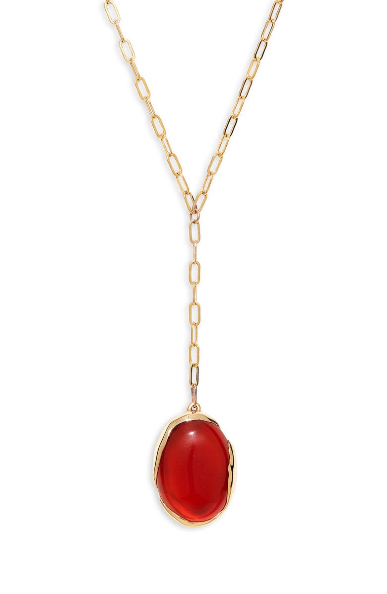 FARIS Ovo Y-Necklace, Main, color, 