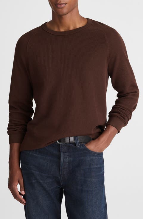 Textured Long Sleeve T-Shirt