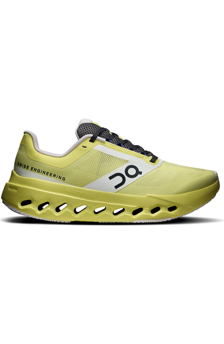 On Cloudsurfer Next Z5 Running Shoe, Alternate, color, Limelight/ White