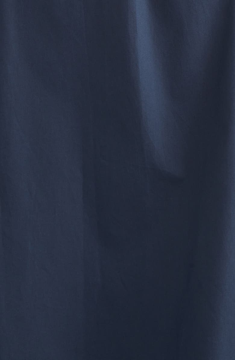 Max Mara Tabata Long Sleeve Cotton Shirtdress, Alternate, color, Midnight Blue