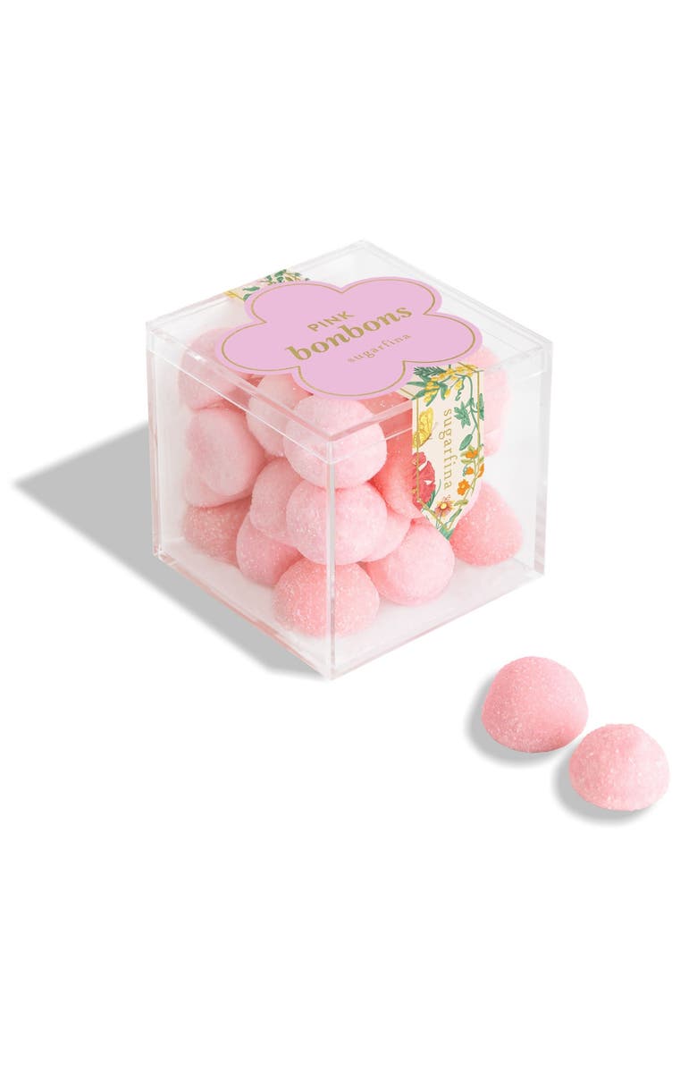 sugarfina Garden Set of 4 Pink Bonbons Candy Cubes, Alternate, color, 