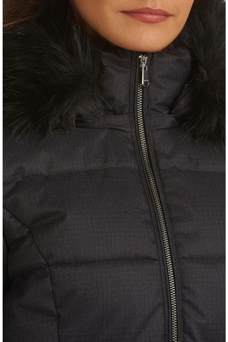 Oykel Hooded Puffer Jacket, Alternate, color, BLACK