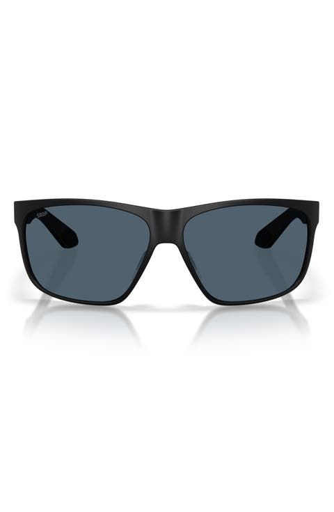 Trades 60mm Polarized Square Sunglasses