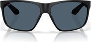 Costa Del Mar Trades 60mm Polarized Square Sunglasses