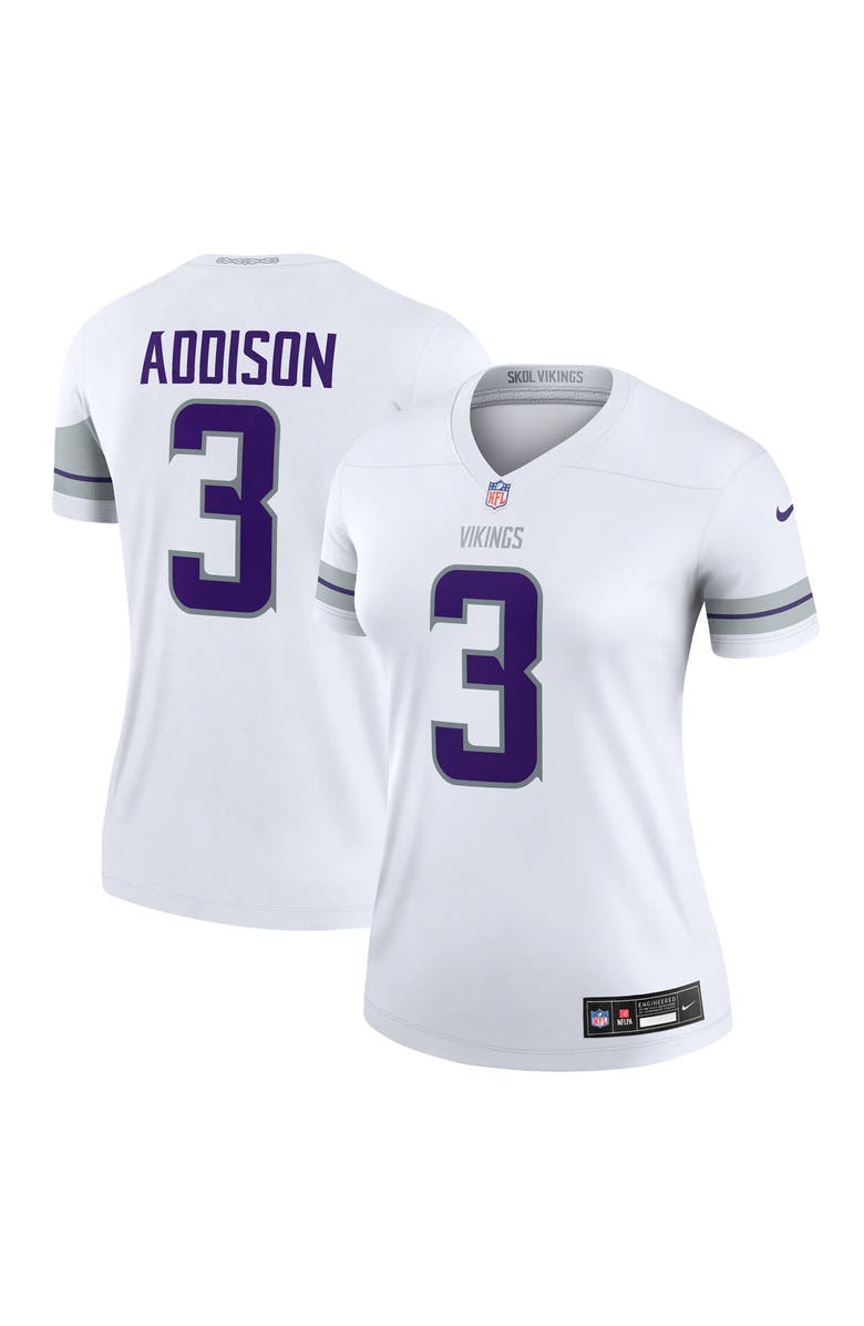 Nike Women's Nike Jordan Addison White Minnesota Vikings Alternate Legend Player Performance Top, Alternate, color,