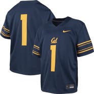Nike Youth Nike #1 Navy Cal Bears Untouchable Replica Game Jersey