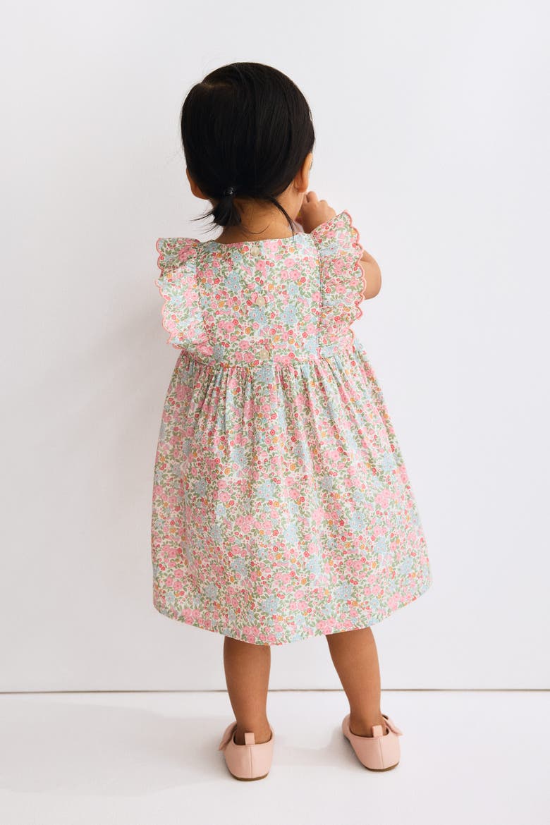 Cotton Dress, Alternate, color, Light pink/floral
