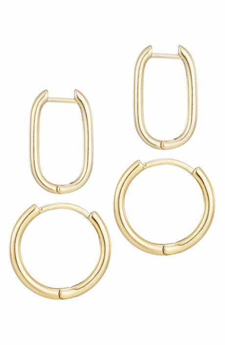 Adornia Set of 2 Hoop Earrings