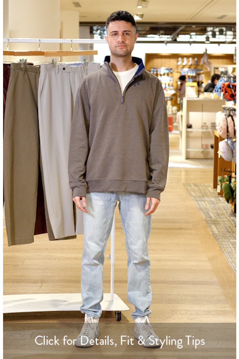 Fleece Quarter Zip Pullover video
