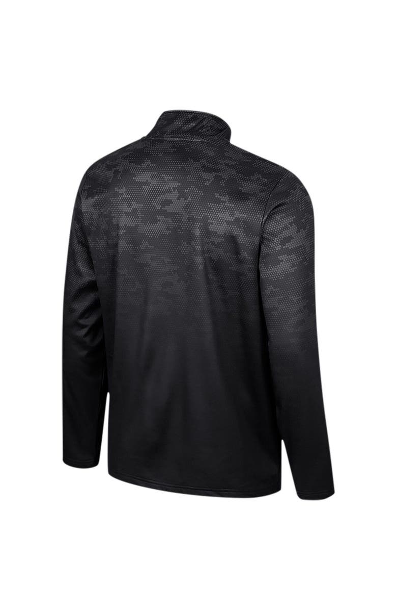 COLOSSEUM Men's Colosseum Black Appalachian State Mountaineers The Machine Half-Zip Jacket, Alternate, color, Black