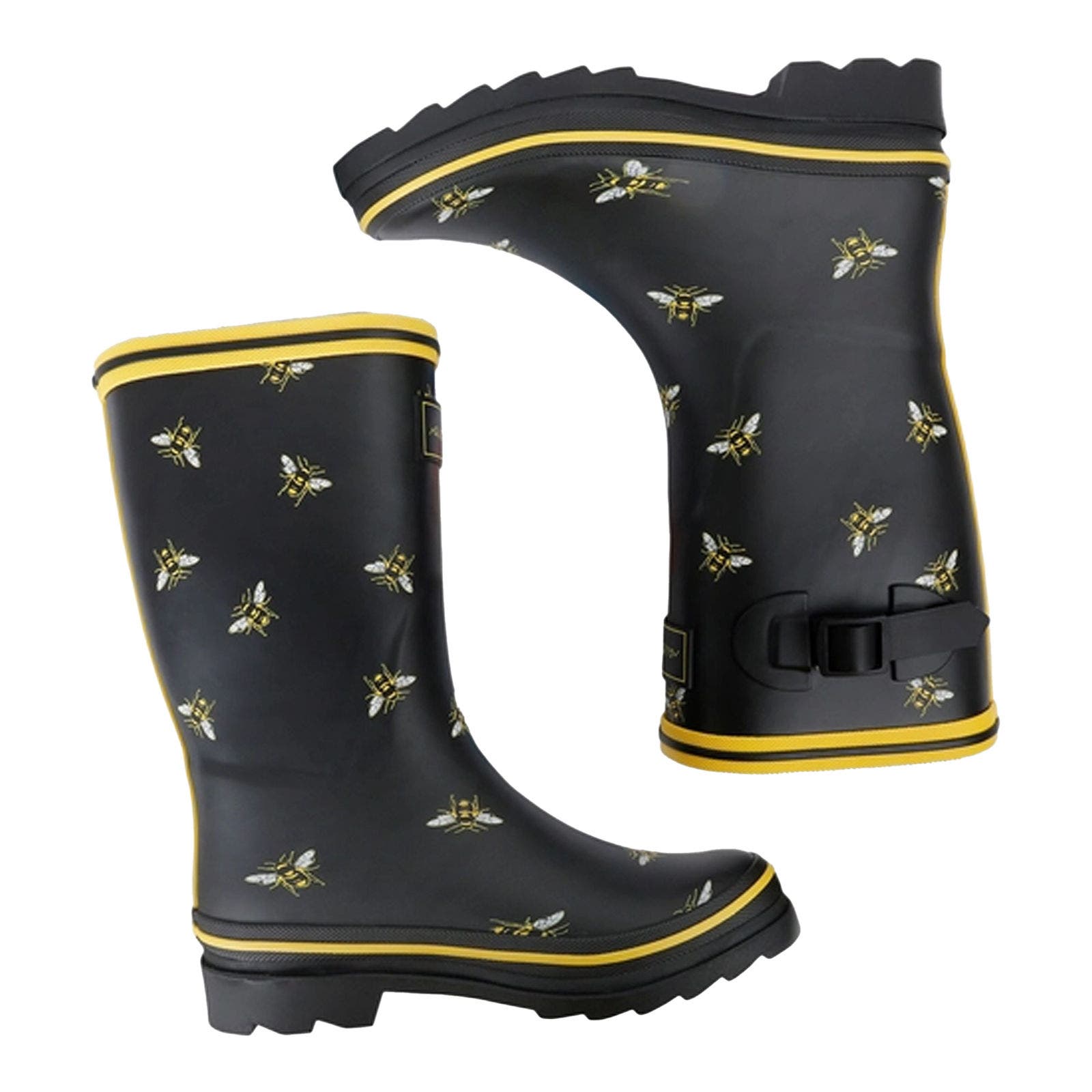 Amelia Bee Rain Boots, Alternate, color, Black