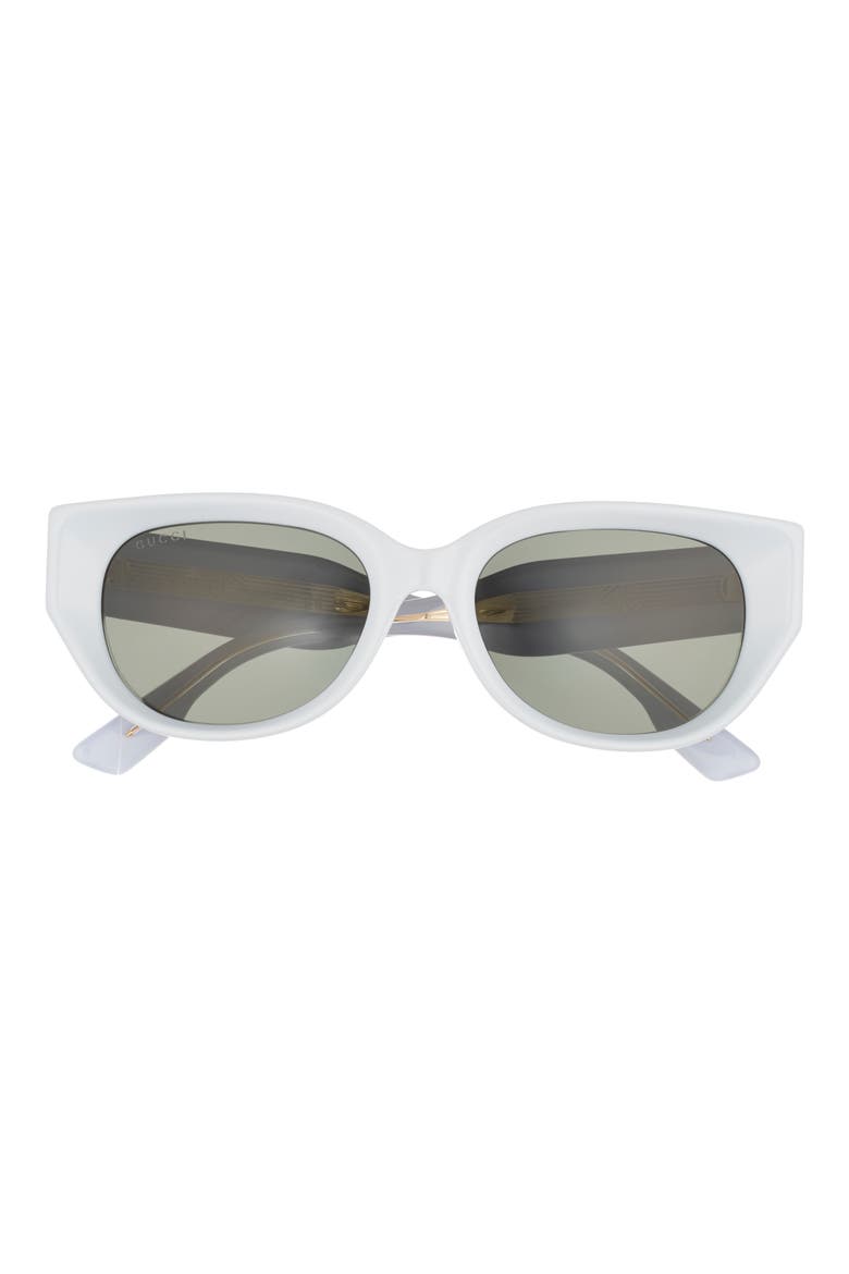 54mm Cat Eye Sunglasses, Main, color, GREY GREY GREY