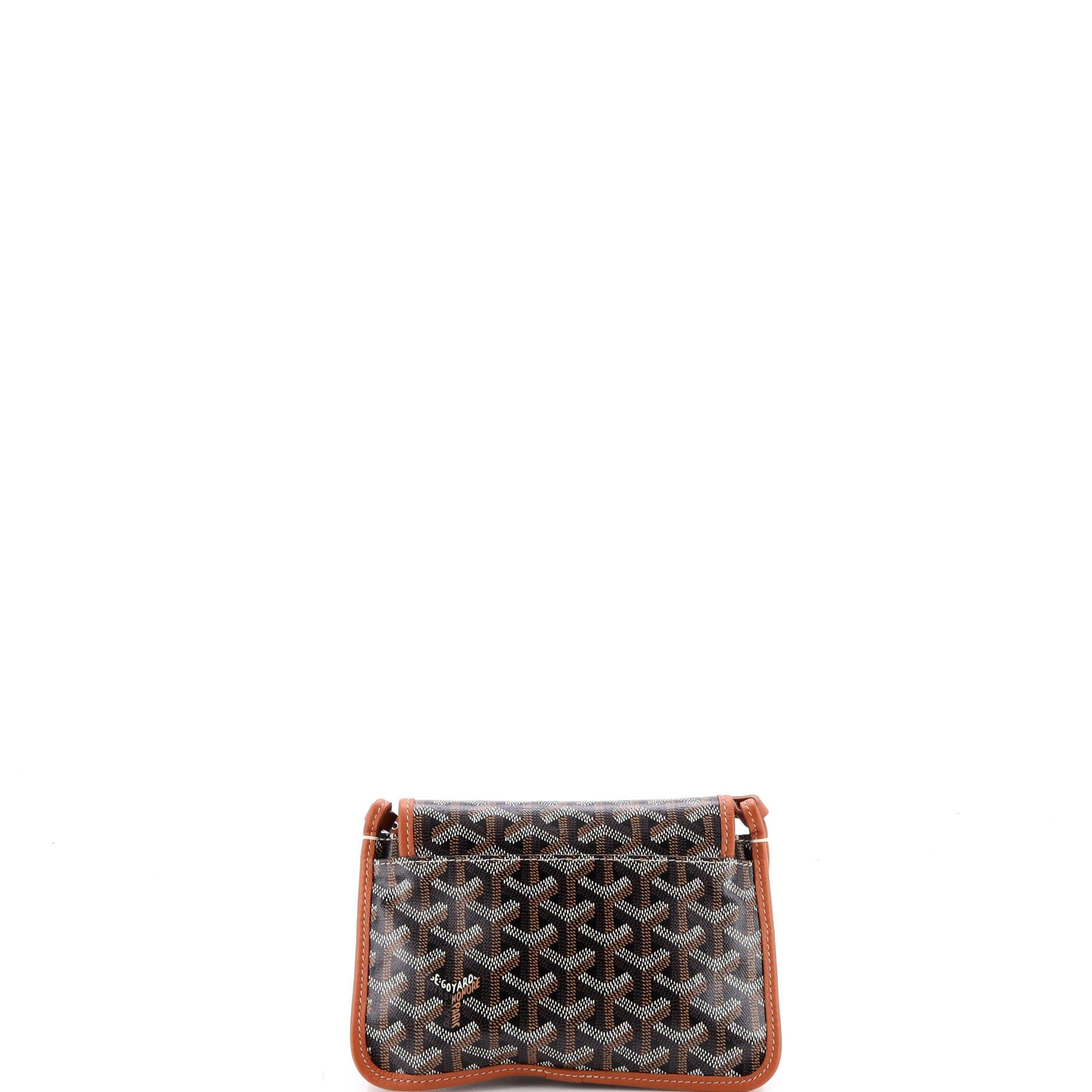 Plumet Clutch Wallet Coated Canvas, Alternate, color, Brown