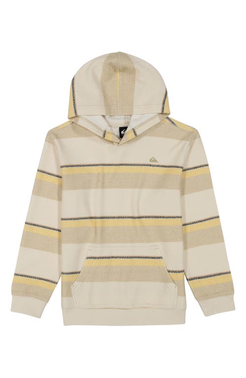 Quiksilver Kids' Great Otway Stripe Hoodie in Twill 