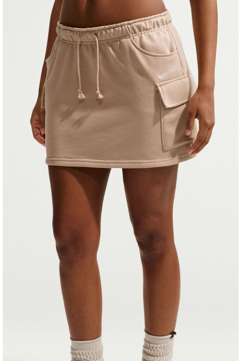 Phoenix French Terry Cargo Miniskirt, Alternate, color, LINEN/ SAIL