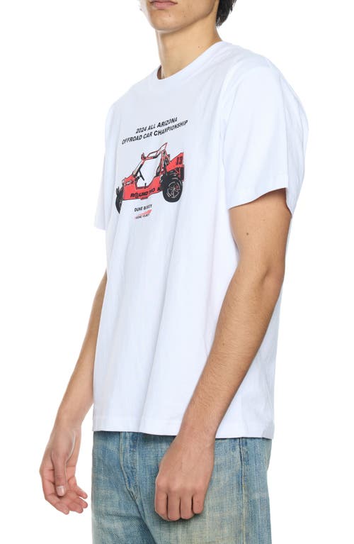 Round Two Dune Buggy Graphic T-shirt In White