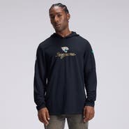 Nike Men's Nike  Black Jacksonville Jaguars 2026 Rivalries Collection Sideline Lightweight Hooded Long Sleeve Top