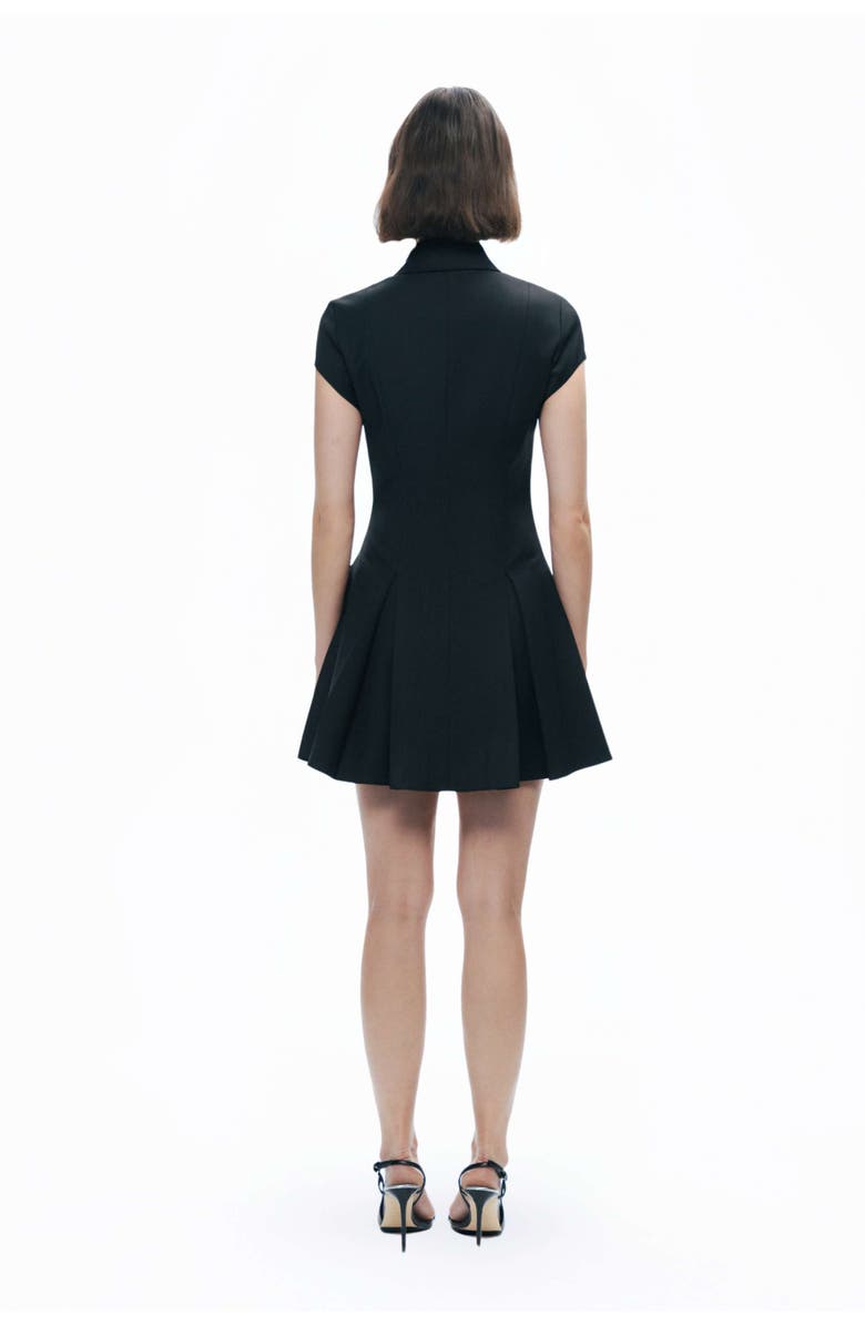 Nocturne Pleated Mini Dress, Alternate, color, 