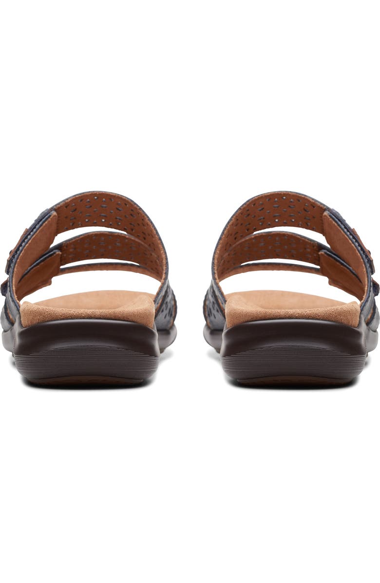 Clarks<sup>®</sup> Kitly Walk Slide Sandal, Alternate, color, Navy Leather
