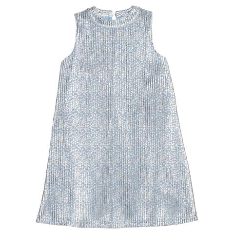 Kids' Metallic Halter Swing Dress (Toddler, Little Kid & Big Kid)