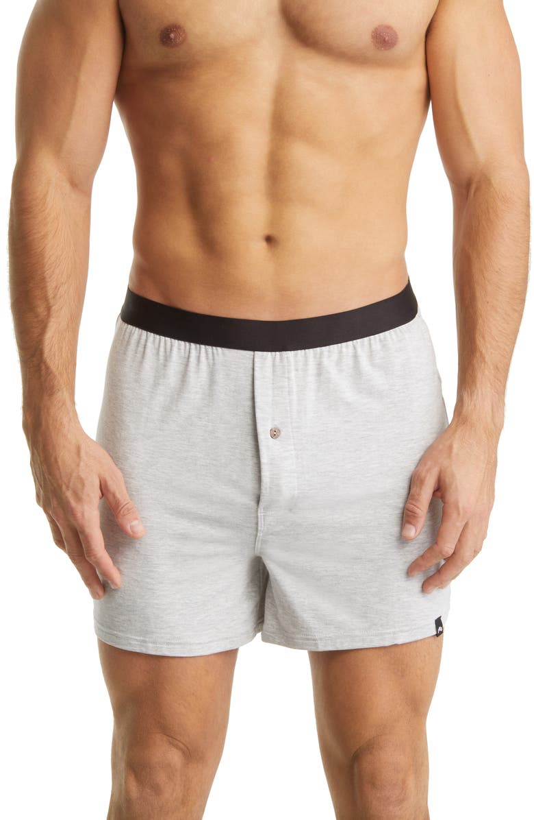 MeUndies Knit Boxers, Main, color, Heather Grey