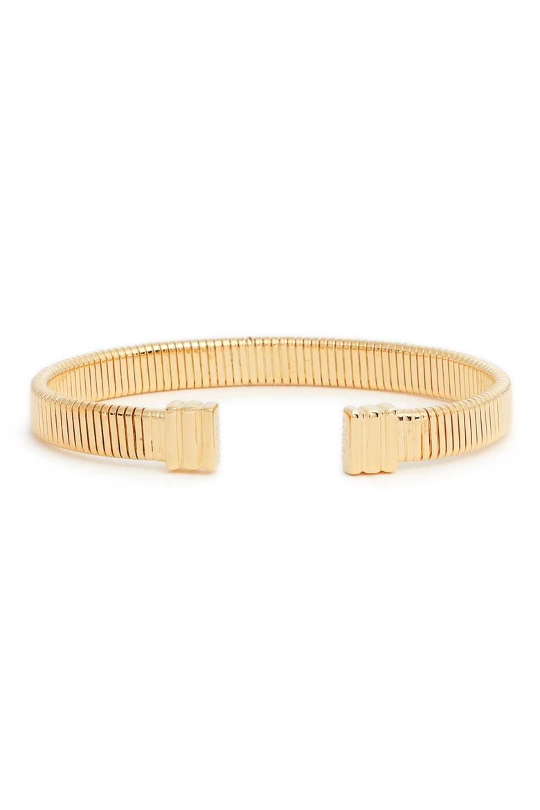 Milo Cuff Bracelet, Main, color, YELLOW GOLD
