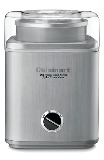 Cuisinart Pure Indulgence™ 2-quart Frozen Yogurt Sorbet & Ice Cream Maker In Silver