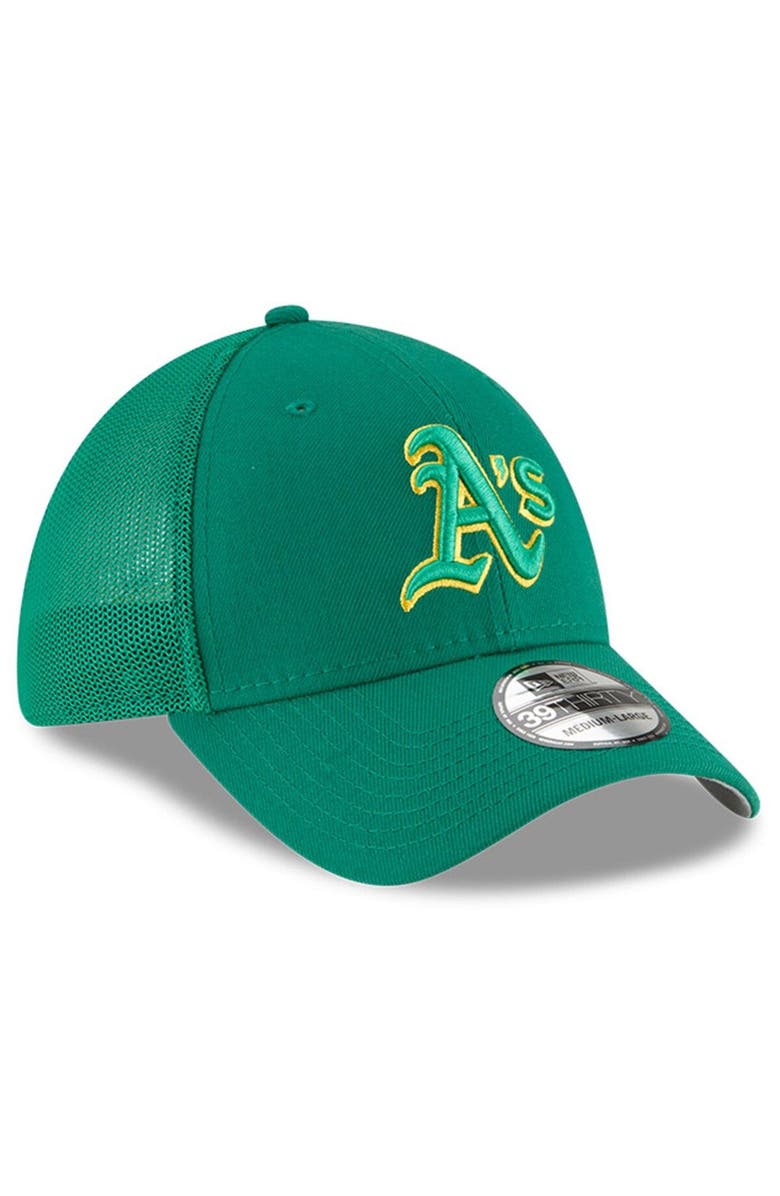 New Era Men's New Era Green Athletics 2023 Batting Practice 39THIRTY Flex Hat, Alternate, color, Green