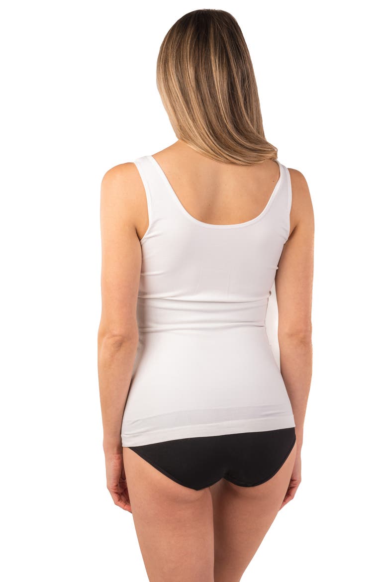 Reversible Shaping Camisole - Pack of 2, Alternate, color, BLACK/WHITE