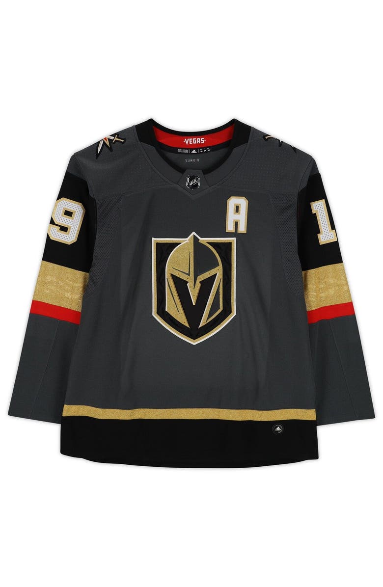 FANATICS AUTHENTIC Reilly Smith Vegas Golden Knights Autographed Black Adidas Jersey, Alternate, color, 